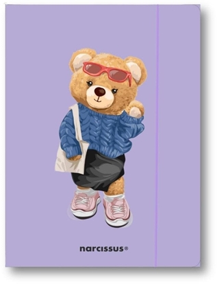 Picture of Teczka A4+ z gumk Teddies&Misia