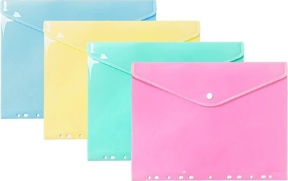 Attēls no Teczka koperta A4 PP zawieszana pastel (10szt)