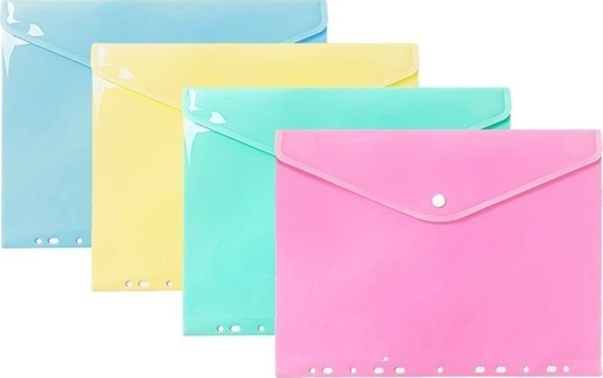 Picture of Teczka koperta A4 PP zawieszana pastel (10szt)
