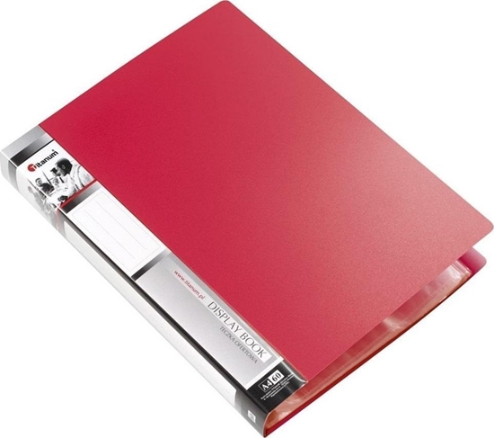 Picture of Teczka ofertowa A4 60 koszulek czerwona