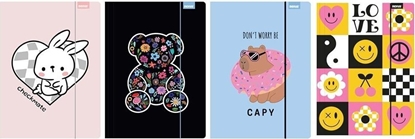 Picture of Teczka z gumk A4 No Name - Dziewczynka mix