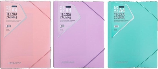 Picture of Teczka z gumk PP pastel mix ASTRAPAP
