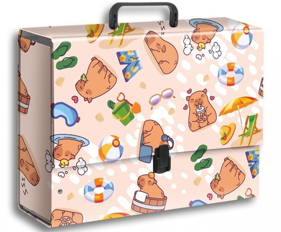 Picture of Teczka z rczk B4 jumbo Kapibara plaa PENMATE EDUKAMP