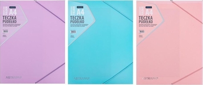 Picture of Teczka-pudeko z gumk PP pastel mix ASTRA