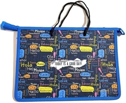 Picture of Teczka-torba A4+ zapinana na zamek z rczk Dzie