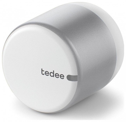 Attēls no Tedee Lock GO 2 TLV2.0A srebrny z biaym przyciskiem
