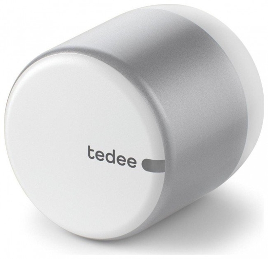 Picture of Tedee Lock GO 2 TLV2.0A srebrny z biaym przyciskiem
