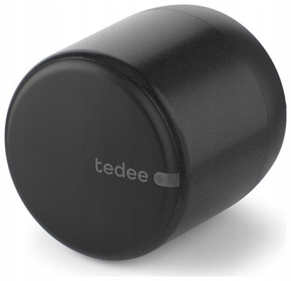 Attēls no Tedee Lock GO 2 TLV2.0B grafitowy z czarnym przyciskiem