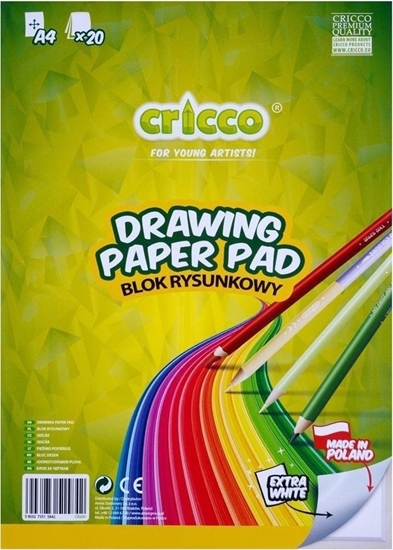 Picture of Teka Blok rysunkowy A4/20K biay CRICCO