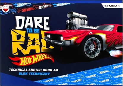 Attēls no Teka Blok techniczny A4/10K biay Hot Wheels (20szt)