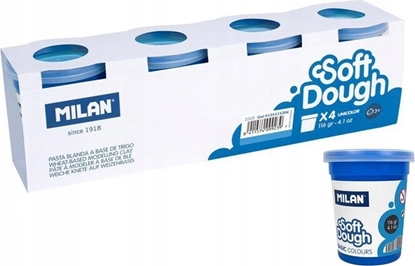 Picture of Teka Ciastolina Basic 116g 4 soiczki niebieska MILAN