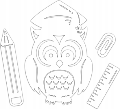 Picture of Teka Dekoracje szkolne - Sowa witra dua 4el