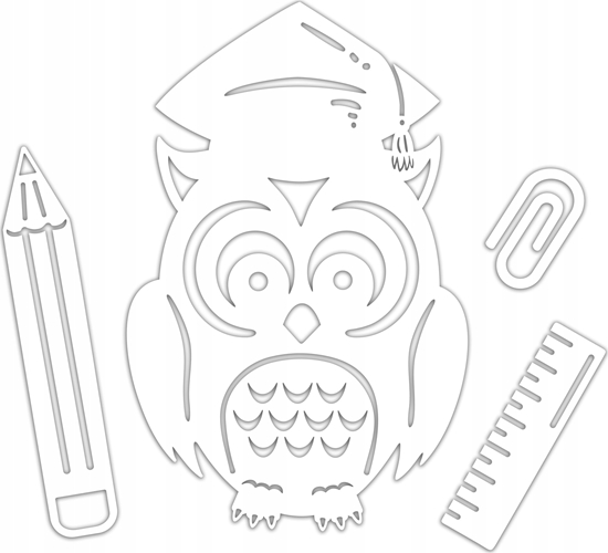 Picture of Teka Dekoracje szkolne - Sowa witra dua 4el