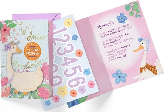 Picture of Teka Karnet B6 Urodziny dziecice (wymienne cyfry)