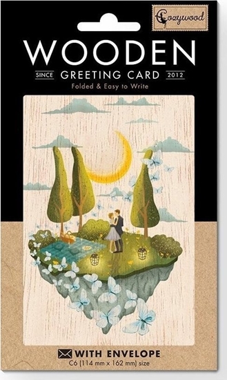 Picture of Teka Karnet drewniany C6 + koperta ¦lub Wyspa mio¶ci