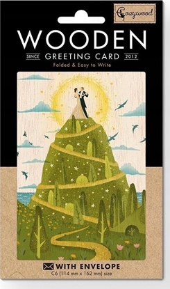 Picture of Teka Karnet drewniany C6 + koperta ¦lub Wzgórze mio¶ci