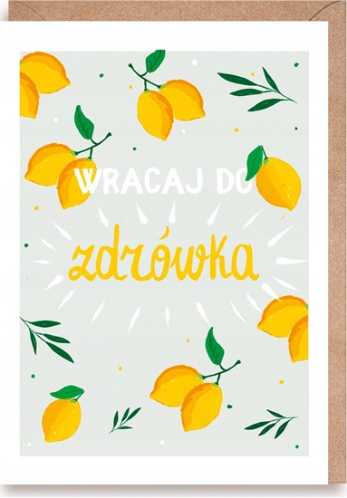 Picture of Teka Kartka okoliczno¶ciowa yczenia zdrowia cytryny