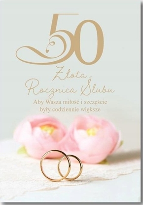 Picture of Teka Kartka okoliczno¶ciowa Rocznica ¶lubu 50