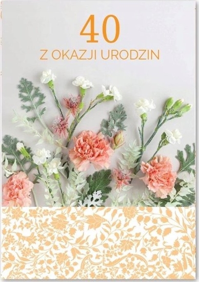 Picture of Teka Kartka okoliczno¶ciowa Urodziny 40