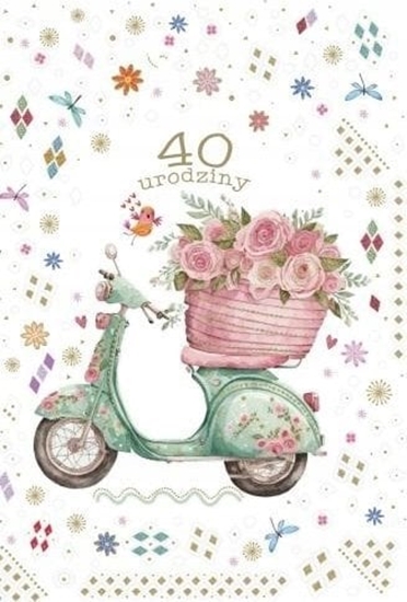 Picture of Teka Kartka okoliczno¶ciowa Urodziny 40
