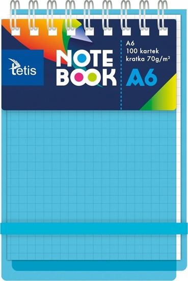 Picture of Teka Koonotatnik A6/100K kratka PP niebieski