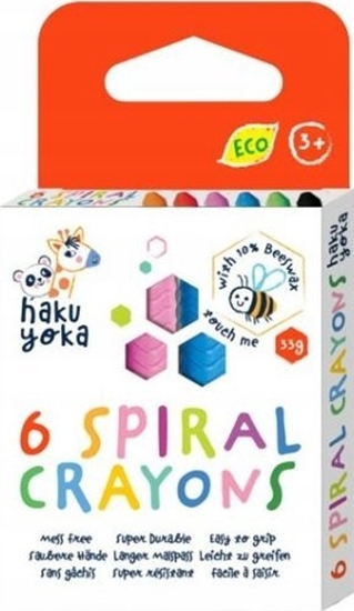 Picture of Teka Kredki spiralne - 6 kolorów