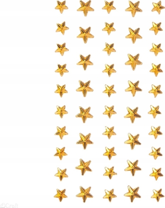 Изображение Teka Krysztaki samoprzylepne gwiazdki zote 46szt