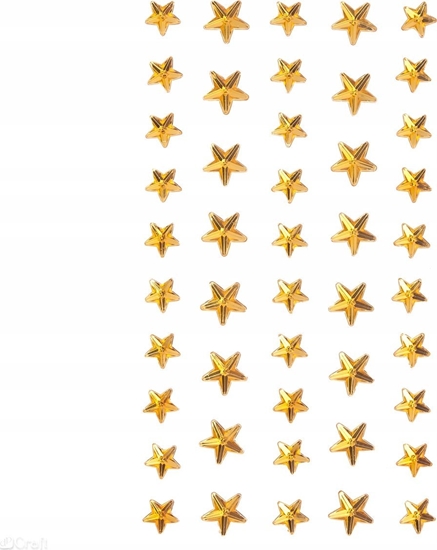 Изображение Teka Krysztaki samoprzylepne gwiazdki zote 46szt