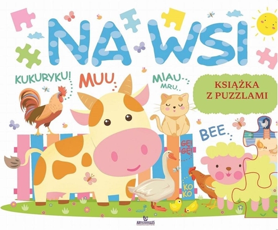 Изображение Teka Ksi±ka edukacyjna z puzzlami. Na wsi