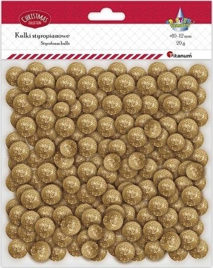 Picture of Teka Kulki styropianowe mix zote 20g