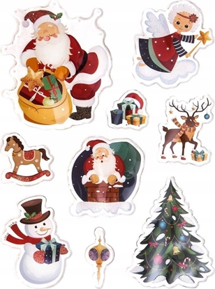 Picture of Teka Naklejki elowe z brokatem ¶wita 9szt