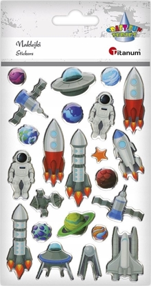 Picture of Teka Naklejki ywica kosmos 23szt mix