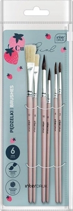 Picture of Teka Pdzelki drewniane Cute Girl 6szt