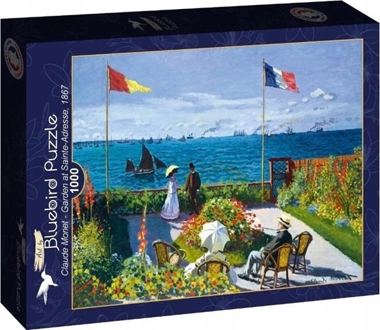 Изображение Teka Puzzle 1000 Ogród z widokiem na morze Claude Monet