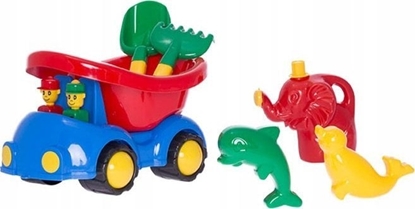Attēls no Teka Samochód pty¶ z dodatkami do piasku i konewka
