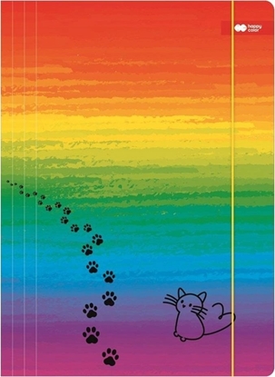 Picture of Teka Teczka A4+ z gumk± Miaow tcza HAPPY COLOR
