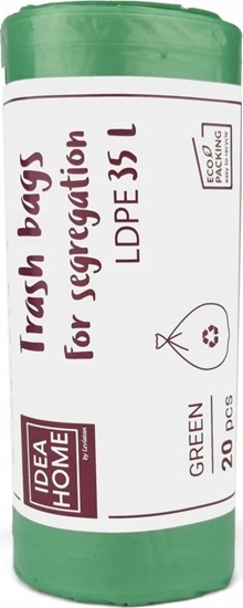 Picture of Teka Worki na ¶mieci 35l zielone 20szt