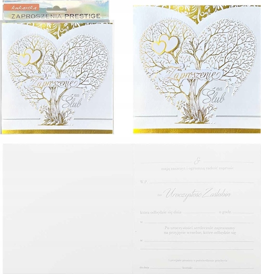 Изображение Teka Zaproszenie ¦lub 5szt