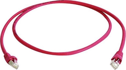 Picture of Telegaertner Telegärtner Telegartner MP8 FS 500 - Patch- Cable - RJ- 45 (M) - RJ- 45 (M) - 25cm - SFTP - CAT 6a - red (L00000A0232)