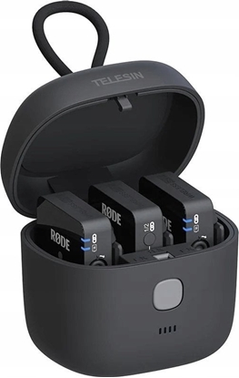 Attēls no Telesin adowarka na 3 x Mikrofon Rode Wireless Go / Go II / TE-WMB-001