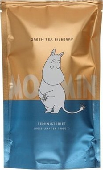 Изображение Teministeriet Herbata sypana Moomin Green Tea Bilberry - opakowanie uzupeniajce 100g