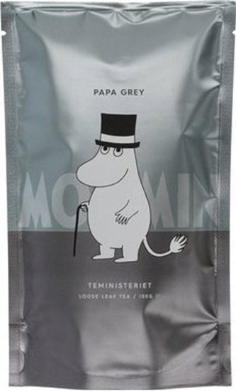 Изображение Teministeriet Herbata sypana Moomin Papa Grey - opakowanie uzupeniajce 100g