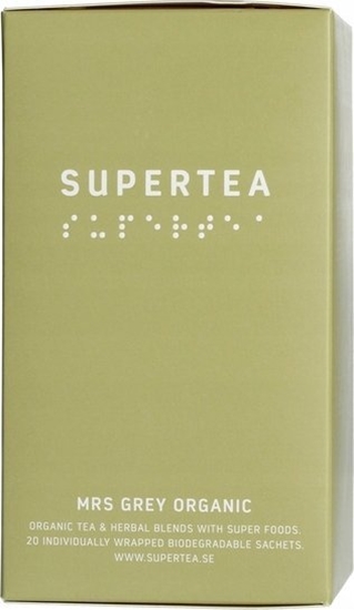 Изображение Teministeriet Herbata Supertea Mrs Grey Organic 20 torebek