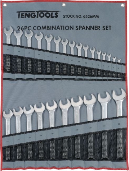 Изображение Teng Tools Zestaw kluczy pasko-oczkowych 6 - 32mm 26szt. (167180108)