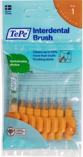 Изображение TePe Ekologiczne szczoteczki midzyzbowe, 0,45mm, 8 szt.