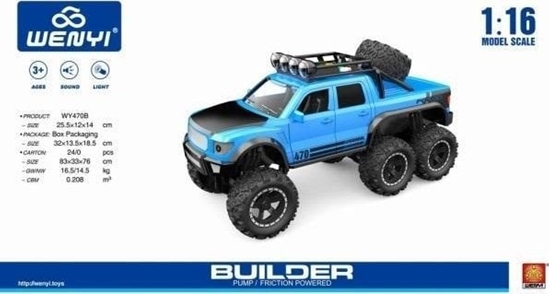 Изображение Terenówka niebieska 1:16 WY470B