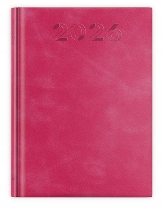 Picture of Terminarz 2026 B6 print malinowy