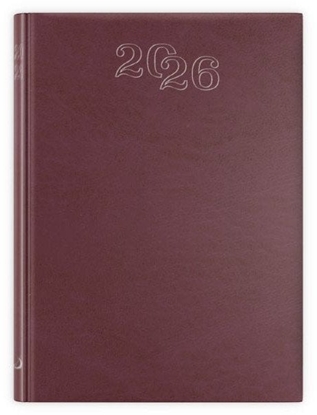 Picture of Terminarz 2026 B7 bordowy