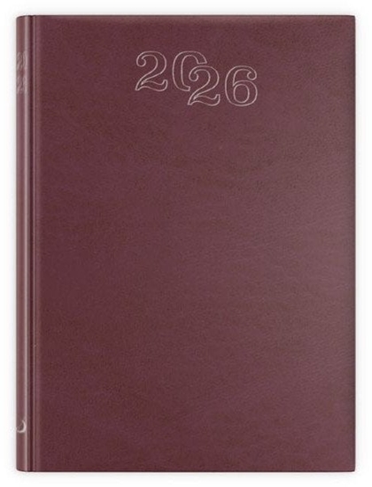 Picture of Terminarz 2026 B7 bordowy