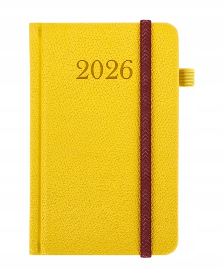 Picture of Terminarz 2026 tygod. 8x13cm Waran pastele MIX